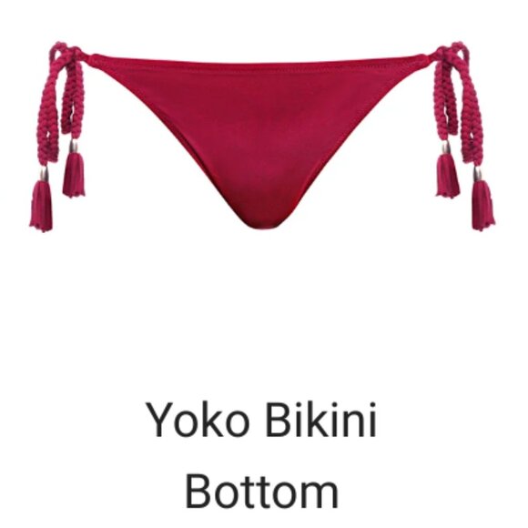HOST PICK: Brand New Paolita YOKO PADDED TRIANGLE BIKINI IN BORDEAUX - Picture 9 of 11